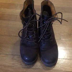 Frye lace up boots